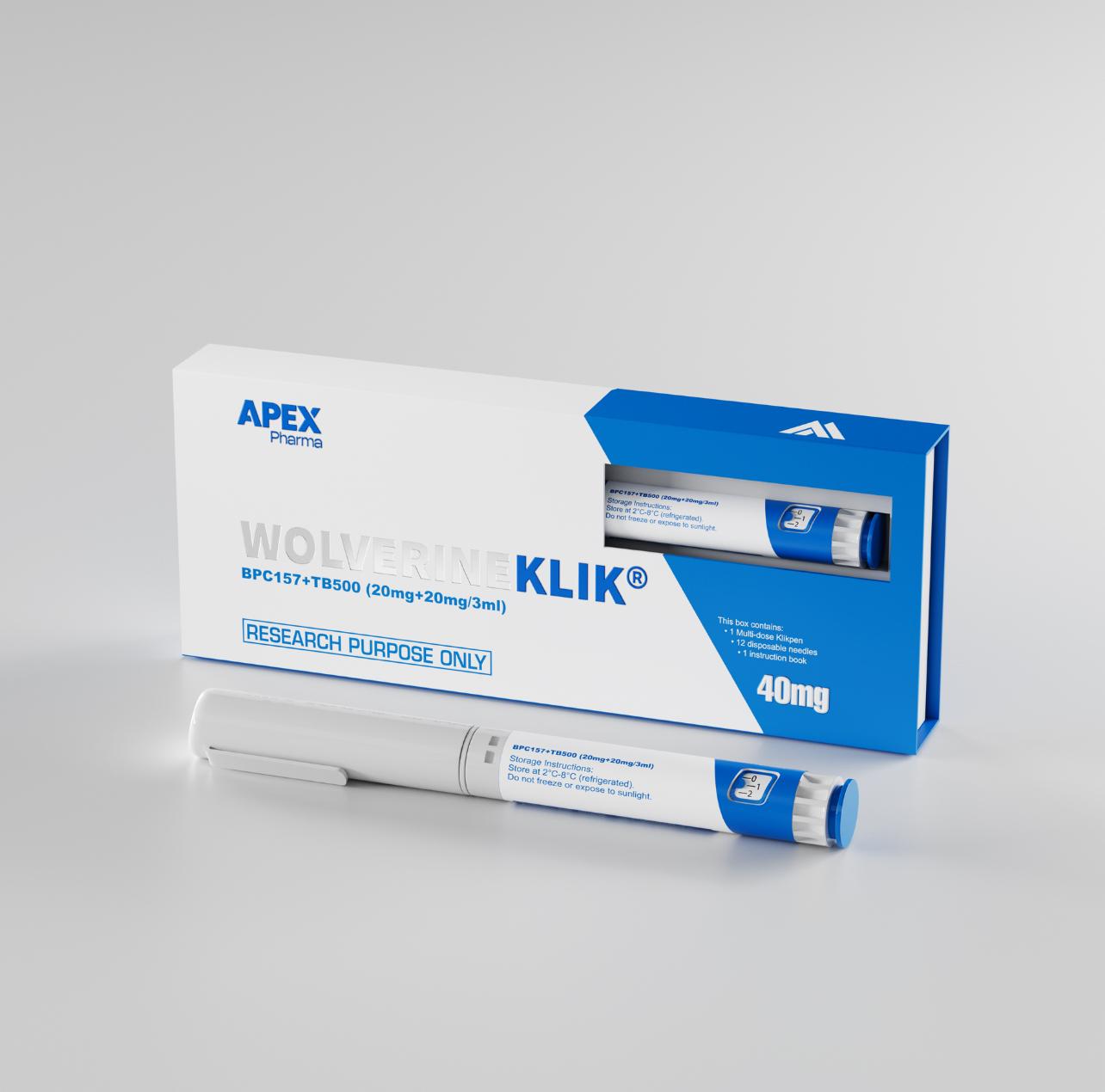 WOLVERINE KLIK (BPC157 + TB500) 40mg